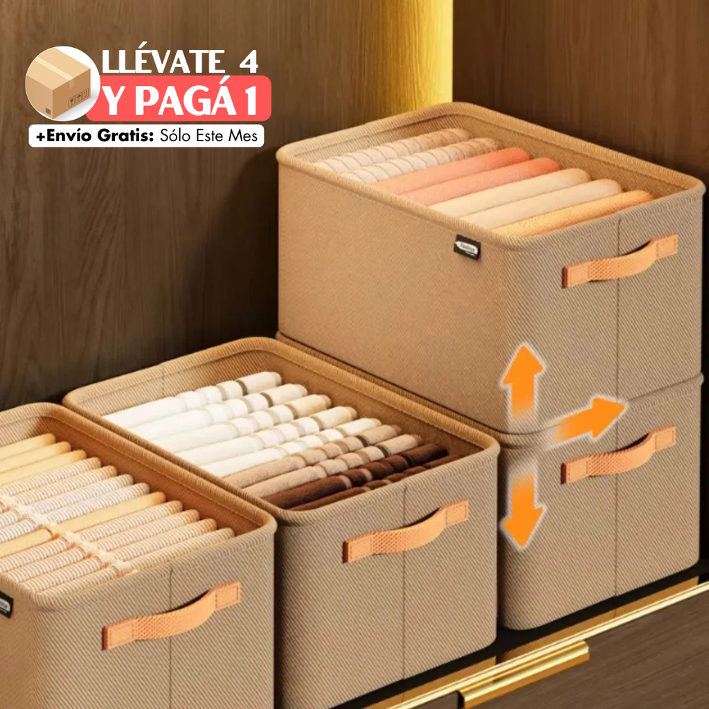 [Llévate 4 y Pagá 2] Organizador de Ropa Plegable + Envío Gratis | ¡SÓLO POR HOY