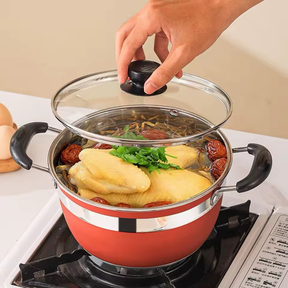 Pack Ollas Holandesas de Acero Inoxidable Premium 10 Piezas + REGALO: Kit de Utensilios