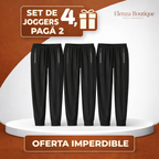 [Promo 3x2] Pantalón Jogger SoftFit™ en Algodón Premium y Ajuste Cómodo