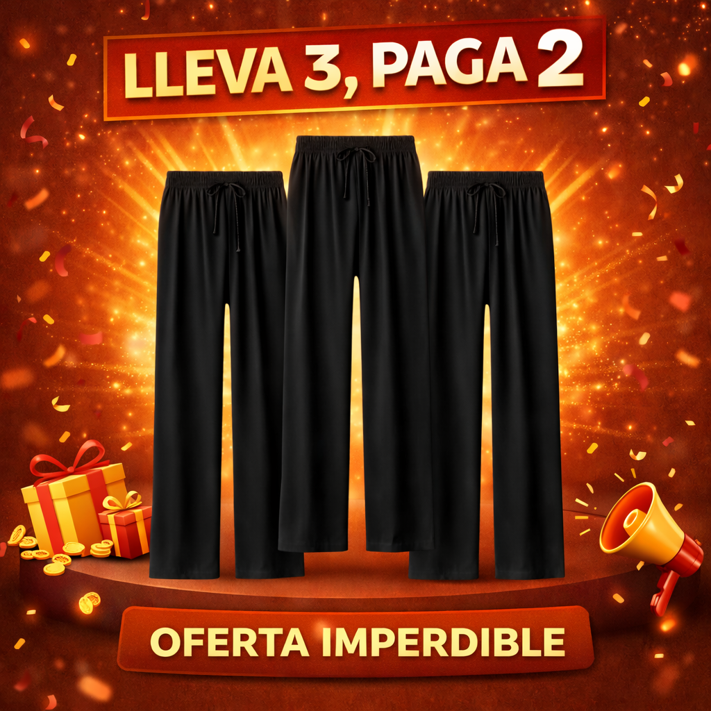 [Promo Llevá 3, Pagá 2] Lounge Chic™ de Tejido Premium con Fit Relajado