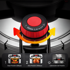 [Llevá 2, Pagá 1] Olla a Presión MasterTurbo de Acero Inoxidable | Antiexplosiva + ¡Regalo de Kit de Utensilios!